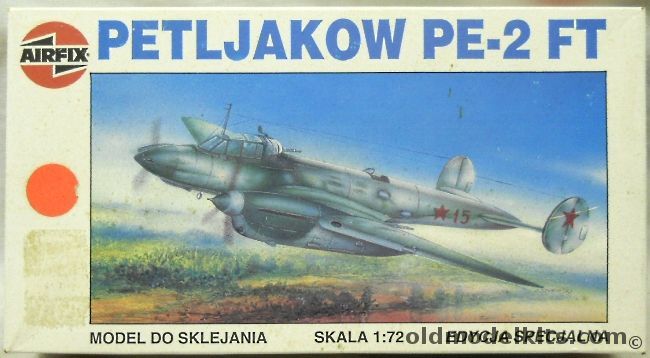 Airfix 1/72 Petljakow PE-2 FT plastic model kit